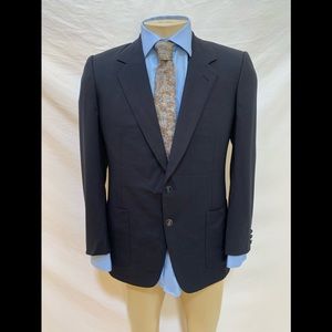 Lanvin Paris Men’s Size 50R/40R Navy Blue Blazer